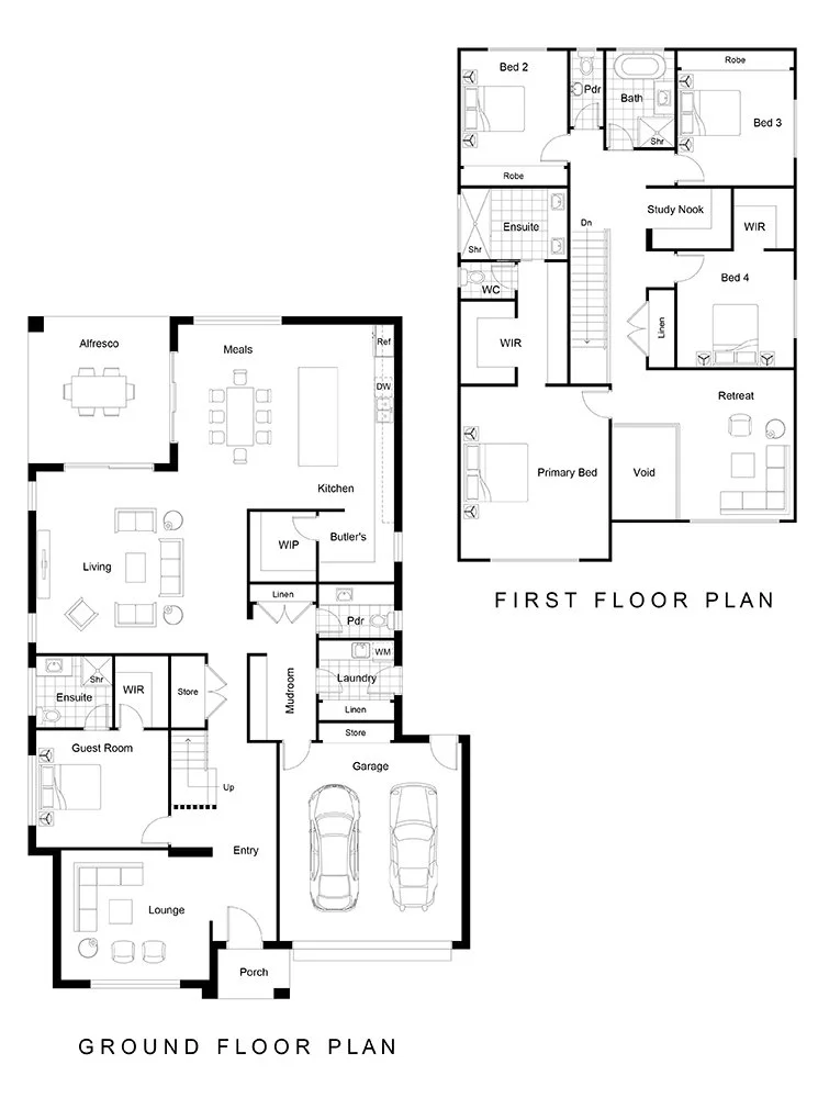 Floor Plan - Home Builder in Western Melbourne | Jem Homes