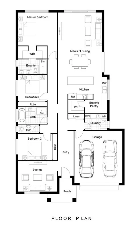 Floor Plan - Home Builder in Western Melbourne | Jem Homes