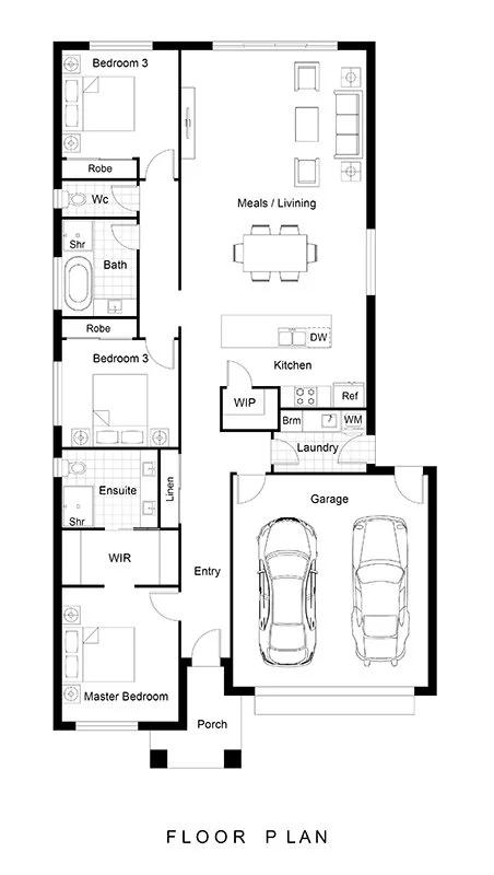Floor Plan - Home Builder in Western Melbourne | Jem Homes