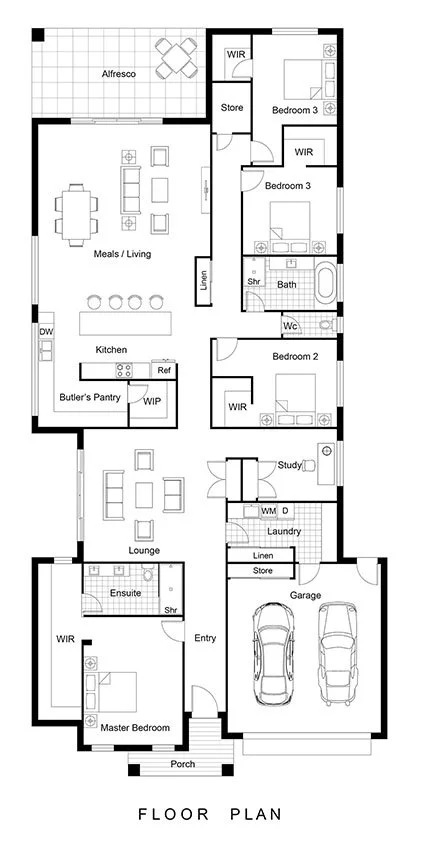 Floor Plan - Home Builder in Western Melbourne | Jem Homes
